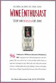 Wine Enthusiast (1999 Riserva)