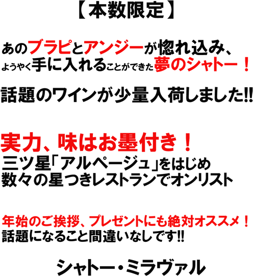 シャトー・ミラヴァル　ブラピとアンジーが手に入れたシャトー