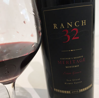 ランチ32　メリタージュ　2013　濃厚で滑らかさのある美味しい赤ワインです