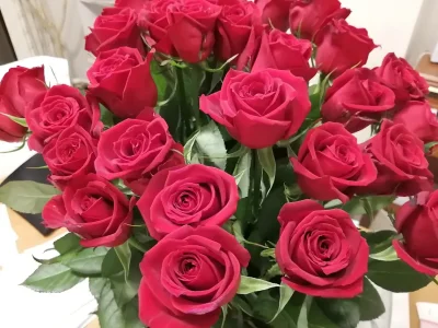 バラの花束