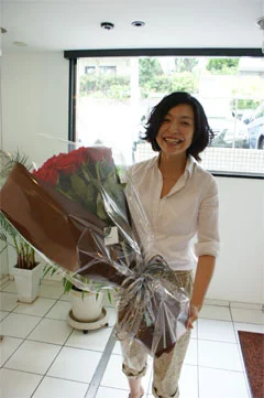 バラの花束サイズ