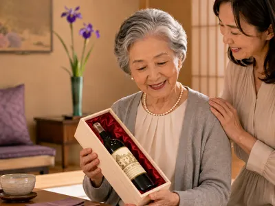 親族一同の祝宴で開ける古希の銘酒