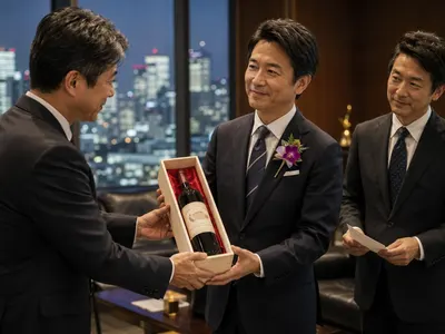 代表取締役・社長ご就任祝い・紫蘭コサージュ
