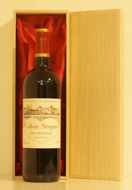 ２００９年　シャトー・カロン・セギュール（愛を伝えるハートのラベルのワイン）　ワイン