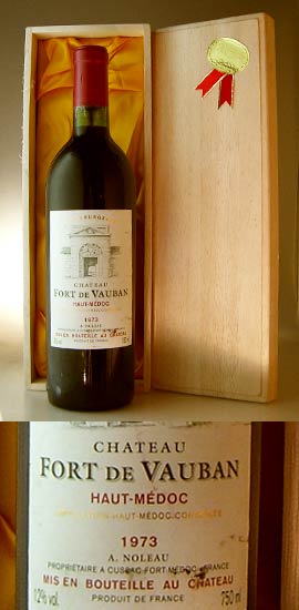 １９７5 シャトー・フォール・ド・ヴォーバン Fort de Vauban - ワイン