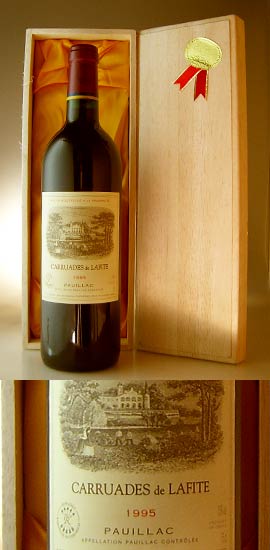 1995年 カリュアド・ド・ラフィット Carruades de Lafite