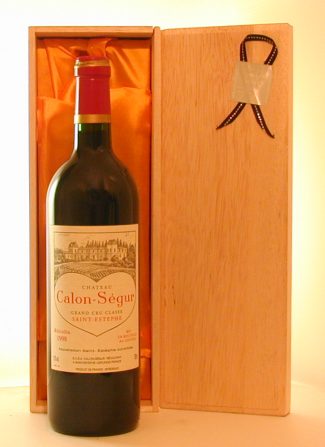 １９９５年　シャトー・カロン・セギュール（愛を伝えるハートのラベルのワイン）　ワイン