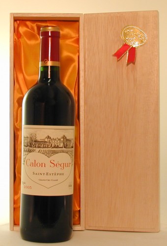 ２００４年　シャトー・カロン・セギュール（愛を伝えるハートのラベルのワイン）　ワイン
