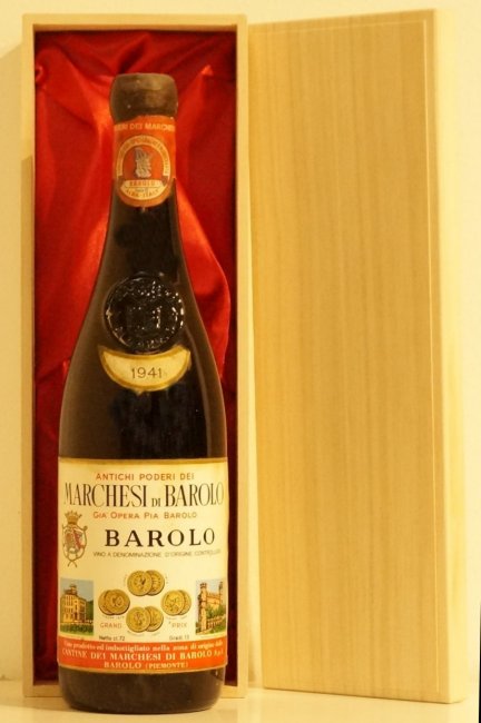 １９４１年　Barolo　Marchesi Barolo　ワイン