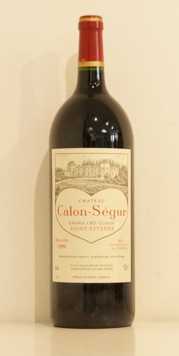 １９９９年　シャトー・カロン・セギュール　マグナム1500ml （愛を伝えるハートのラベルのワイン）