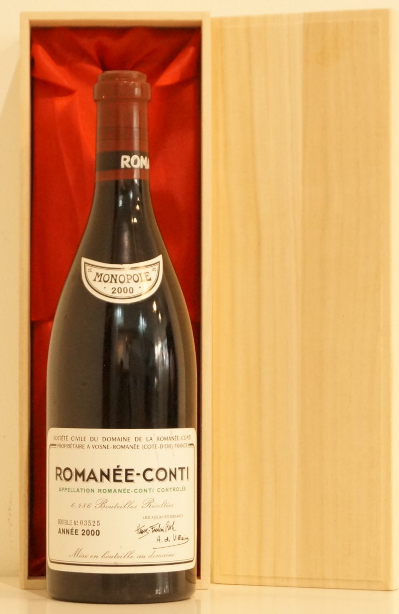 ２０００年　DRC　ロマネ・コンティ　ワイン