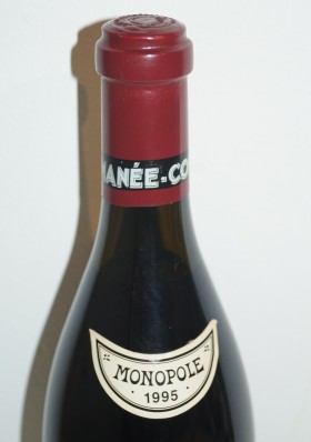 ロマネコンティ1995輸入元バックラベル