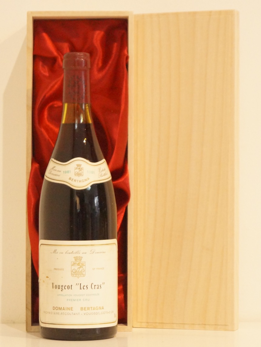 1981年 Bertagna Vougeot 1er Cru Les Cras ワイン