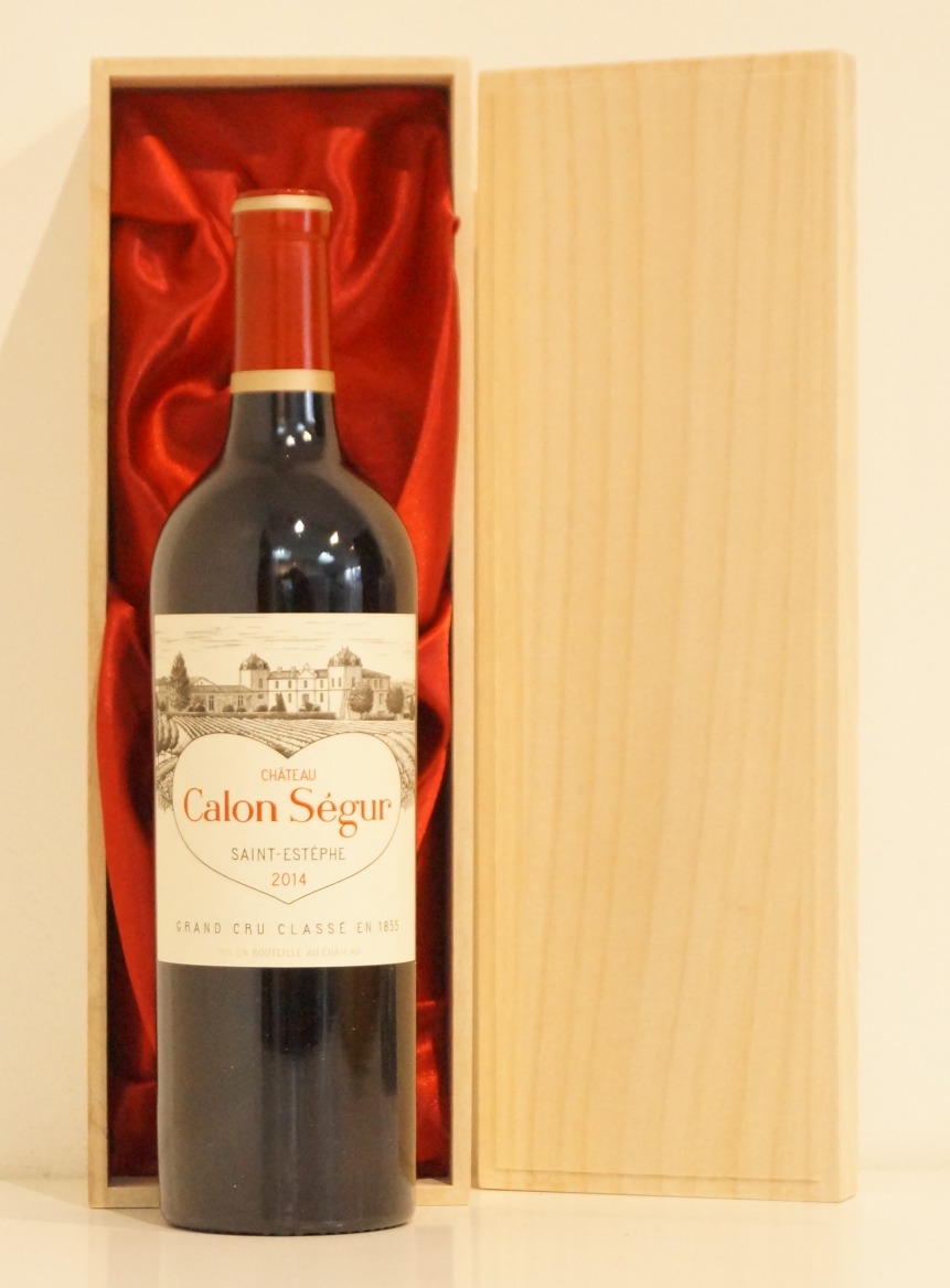 ２０１４年　シャトー・カロン・セギュール（愛を伝えるハートのラベルのワイン）　ワイン