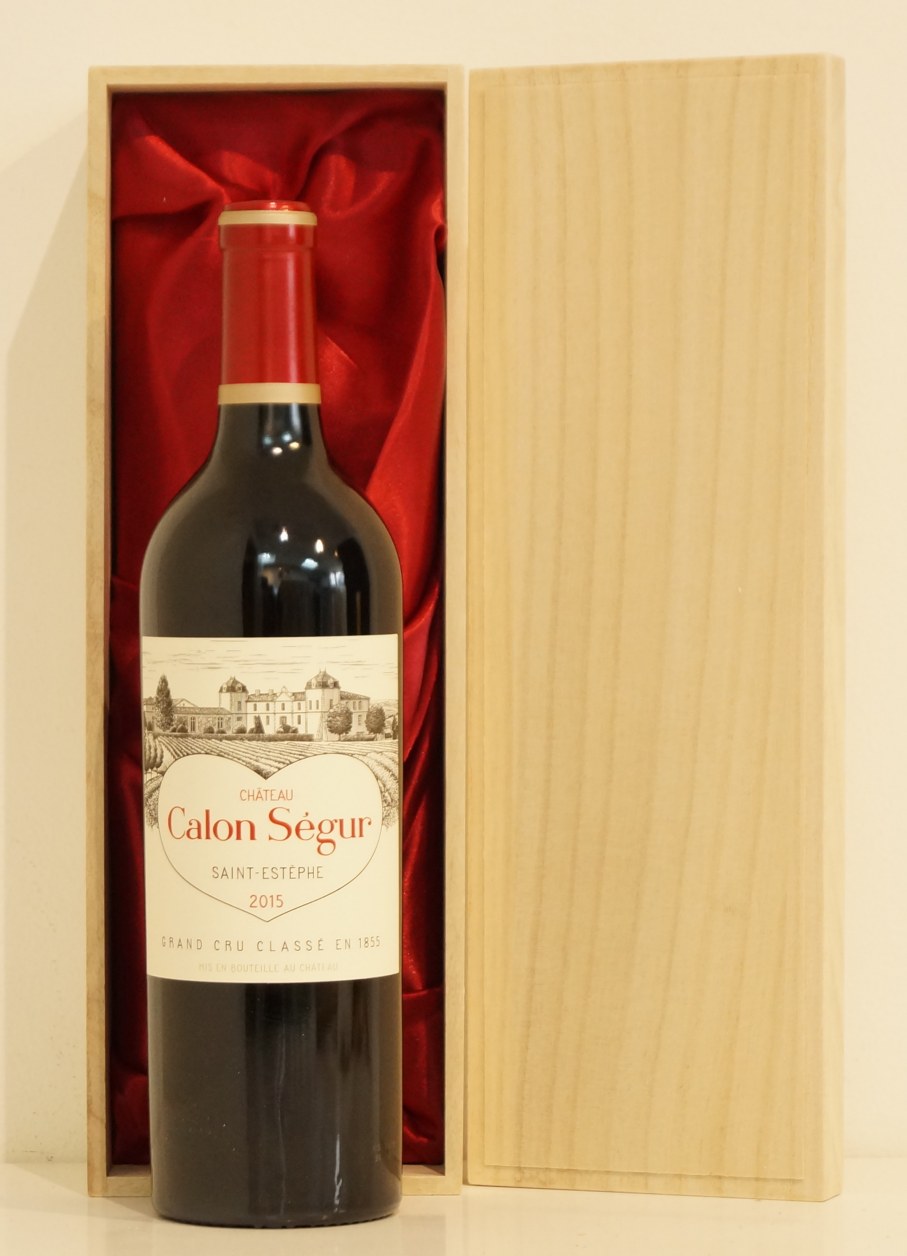 ２０１５年　シャトー・カロン・セギュール（愛を伝えるハートのラベルのワイン）　ワイン