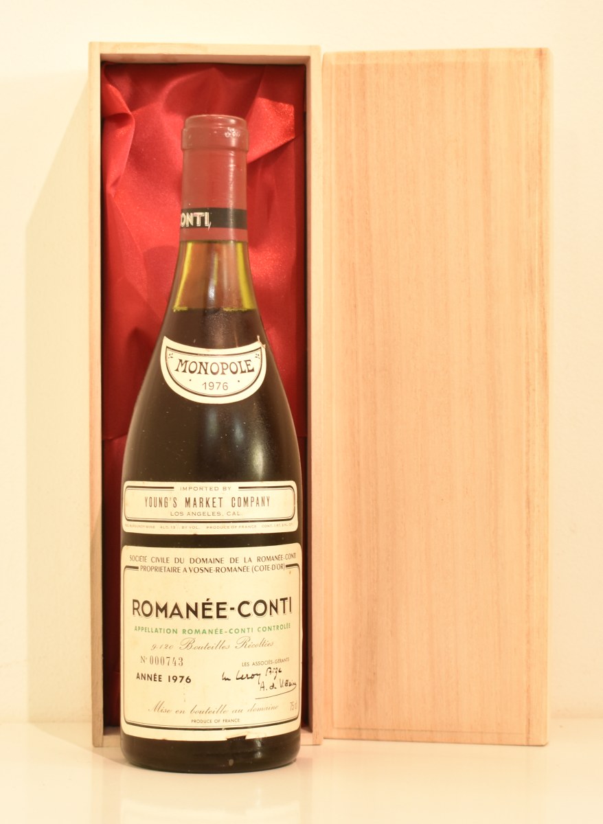 １９７６年　DRC　ロマネ・コンティ（３）　ワイン