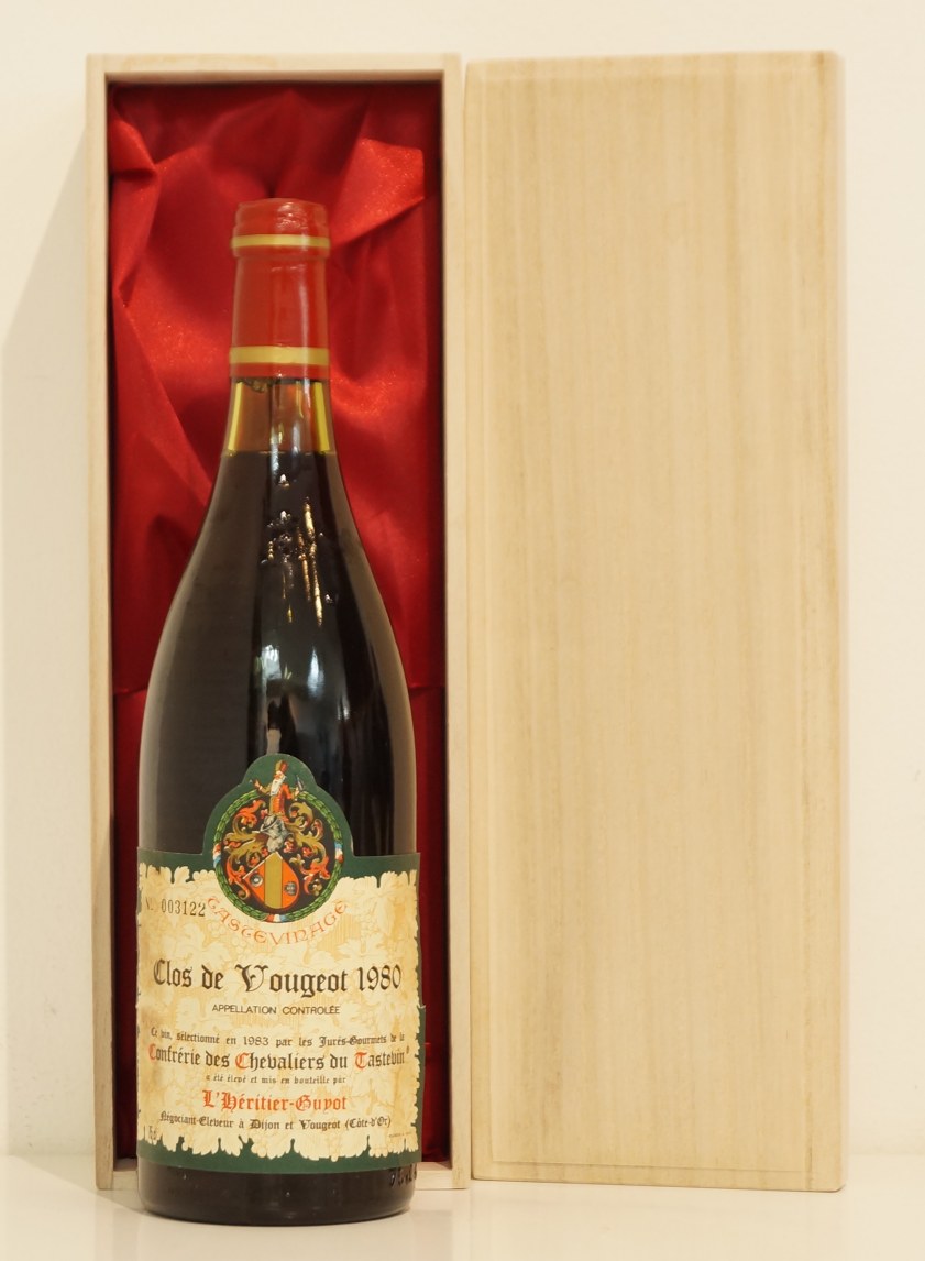 １９８０年　クロ・ド・ヴージョ　レリティエ・ギュイヨ　タストヴィナージュ　ワイン