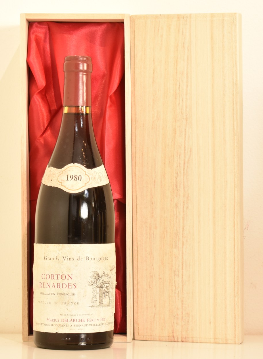 １９８０年　ドメーヌ・マリウス・ドラルシュ コルトン・ルナルド　ワイン