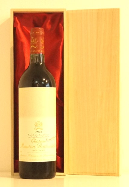 １９９３年　シャトー・ムートン・ロートシルト　（アメリカラベル）　ワイン