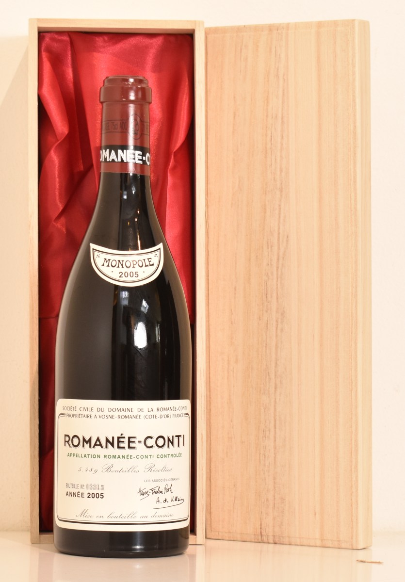 ２００５年　DRC　ロマネ・コンティ（ファインズ輸入）　ワイン