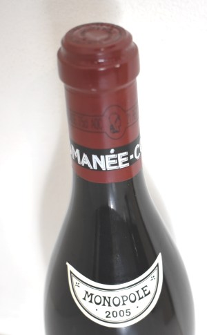DRC ロマネ・コンティ空瓶 2015年2016年2017年 DRC ロマネ・コンティ空瓶 2015年2016年2017年