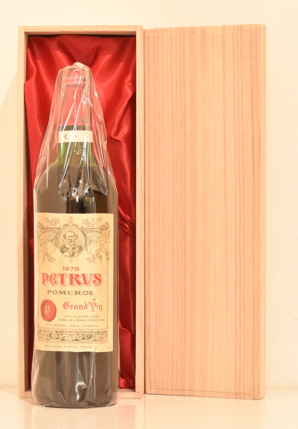 １９７８年　シャトー・ペトリュス　ワイン
