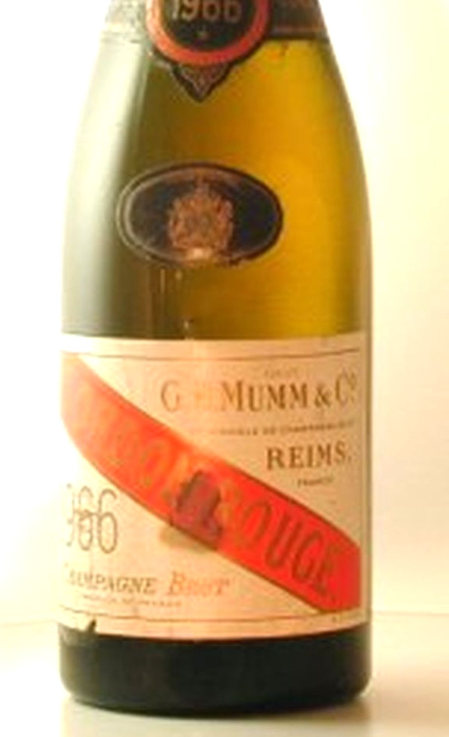 １９６６年 マム コルドン・ルージュ Ｍｕｍｍ Ｃｏｒｄｏｎ Ｒｏｕｇｅ 白ワインのラベル画像
