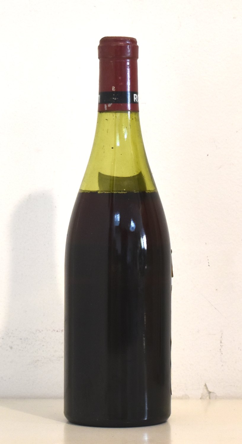 １９７９年 DRC ロマネ・コンティ 赤ワインのボトル背面画像