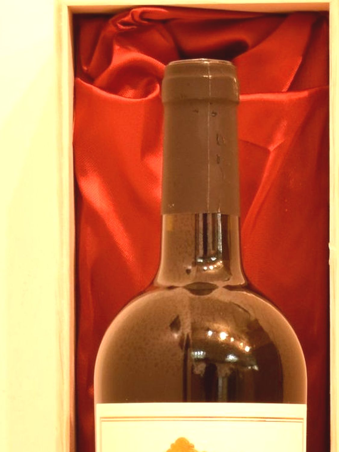 還暦年！ １９６５年 バニュラス アーキビスト (甘口ワイン） 酒精強化ワインの液面画像