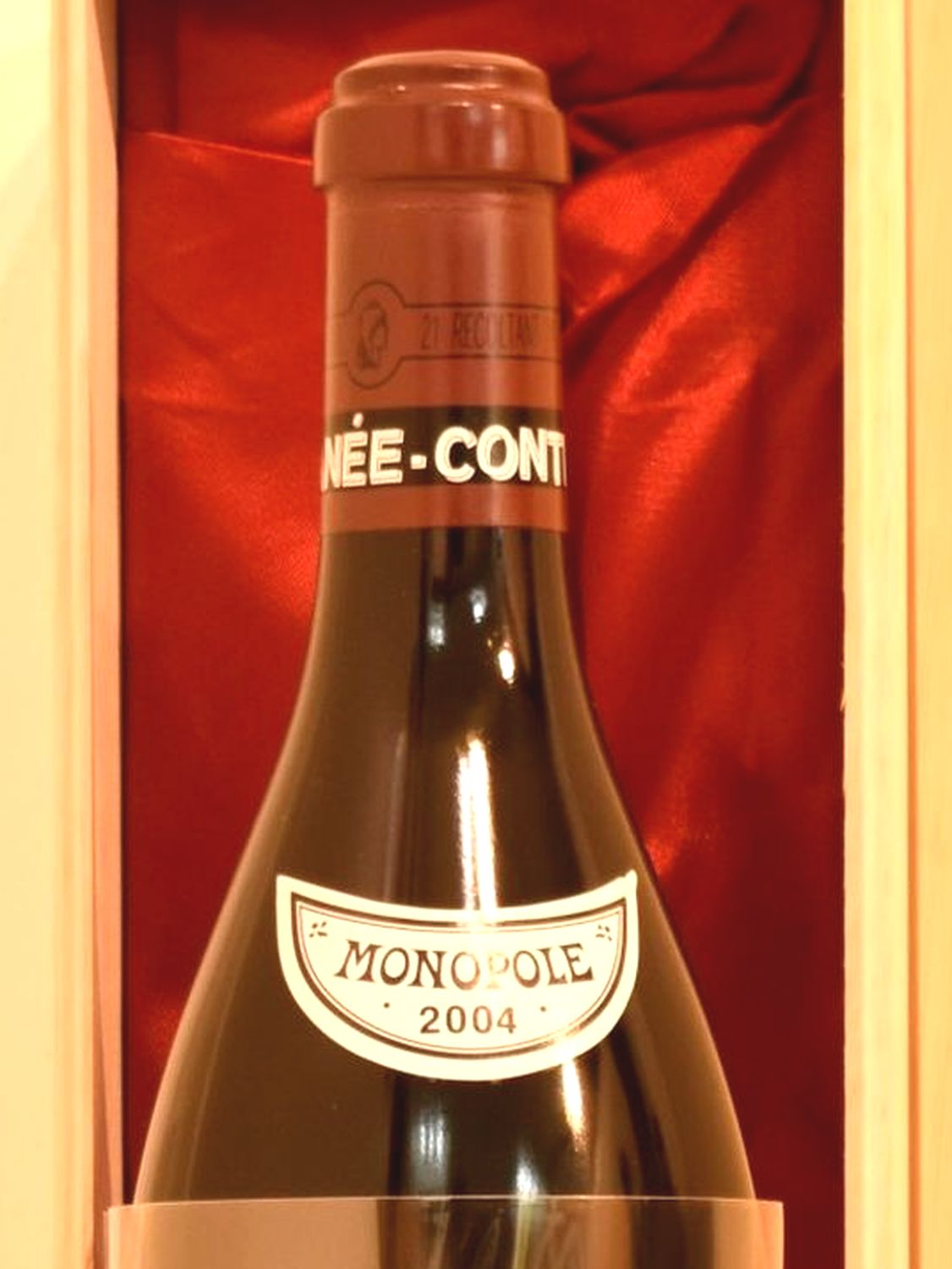 ２００４年 DRC ロマネ・コンティ 赤ワインの液面画像