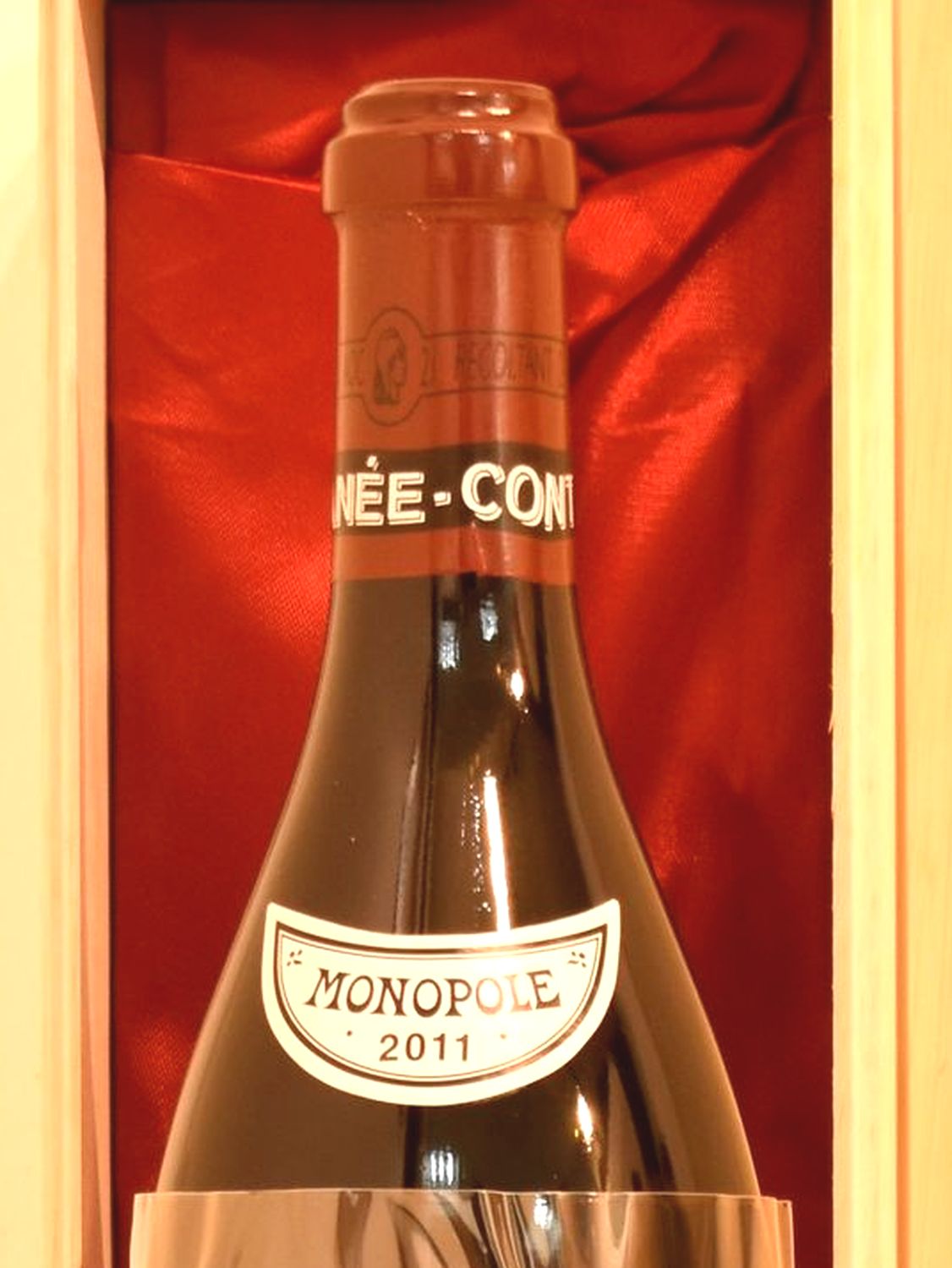 ２０１１年 DRC ロマネ・コンティ（ファインズ輸入） 赤ワインの液面画像