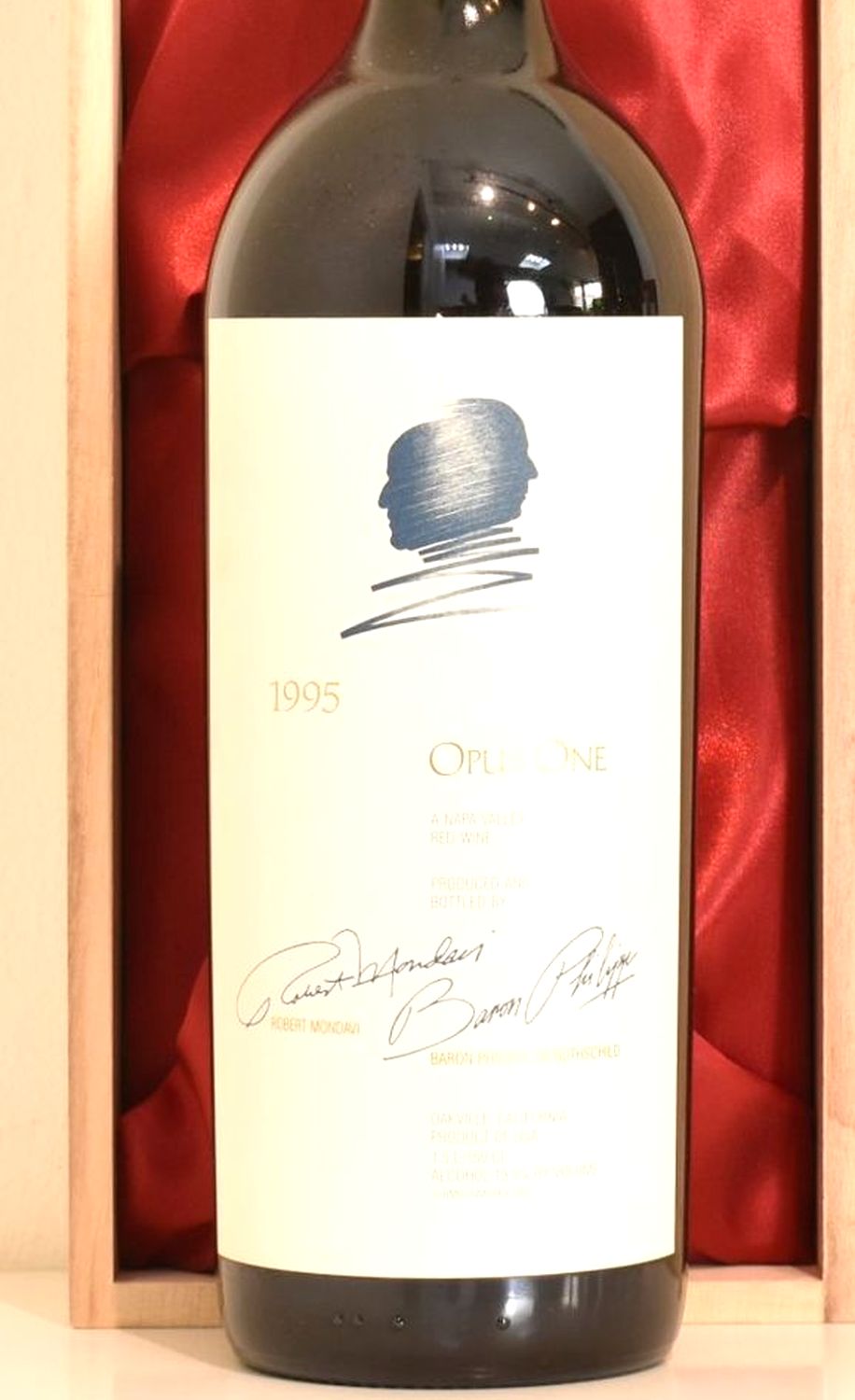 １９９５年 オーパス・ワン（1.5Ｌマグナムボトル） 赤ワインのラベル画像