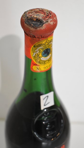 １９５８年 フォンタナフレッダ バローロ※訳ありコルク液漏れの液面画像