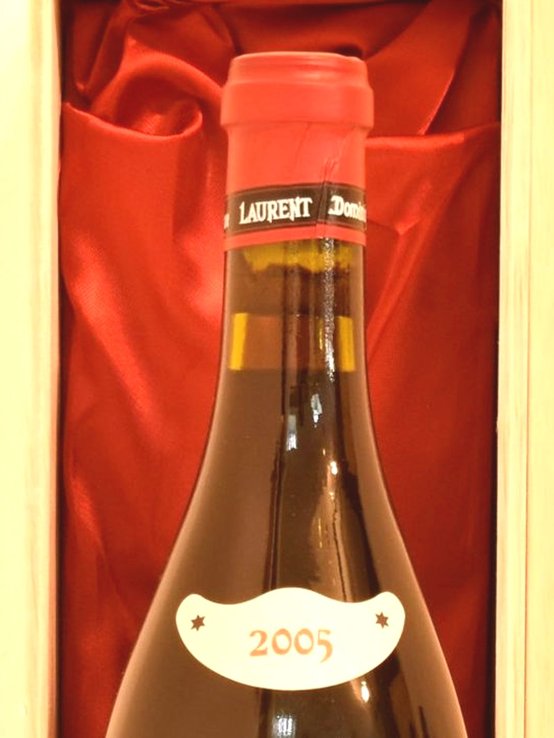 ２００５年 ドミニク・ローラン クロ・ド・ラ・ロシュ グラン・クリュ 赤ワインの液面画像