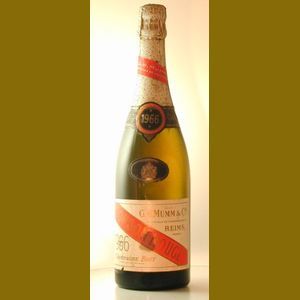 1966 Mumm Cordon Rougeフランス産ヴィンテージワイン