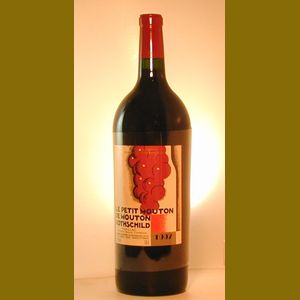 以上になりますK69　ル・プティ　ムートン　ド　ロートシル 2008年　赤ワイン　750ml