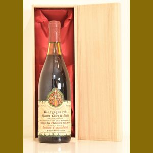 1981 Francois Gerbet (Tastevinage)  Hautes Cotes de Nuits Rouge