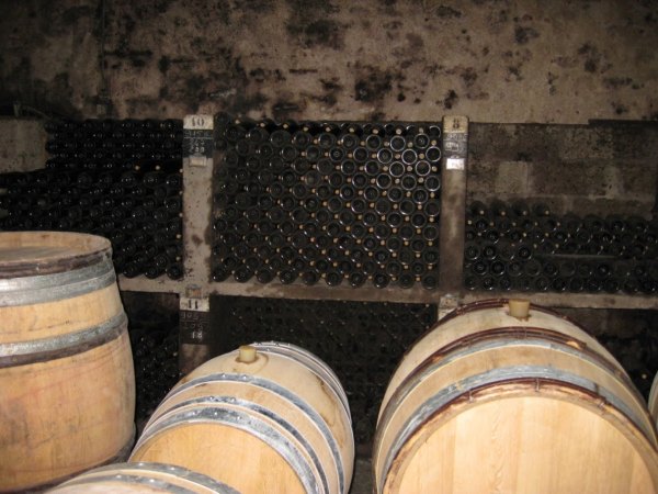 生産者の蔵で眠るヴィンテージワイン