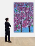 公式展示スケール（実寸198cm 人物対比）