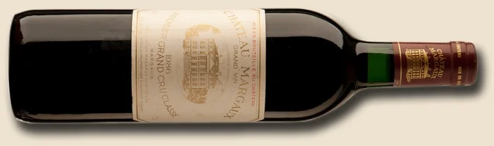 シャトー・マルゴー 1986年のボトル