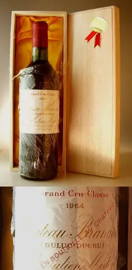 １９６４ シャトー・ブラネール・デュクリュ Chateau Branaire
