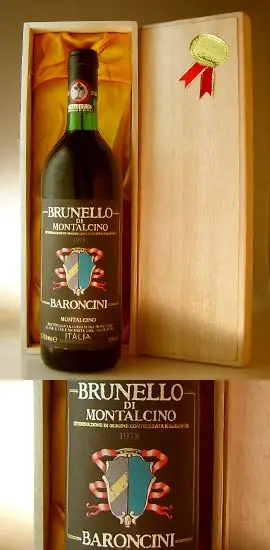 １９７８年 バロンチーニ ブルネッロ・ディ・モンタルチーノ Baroncini