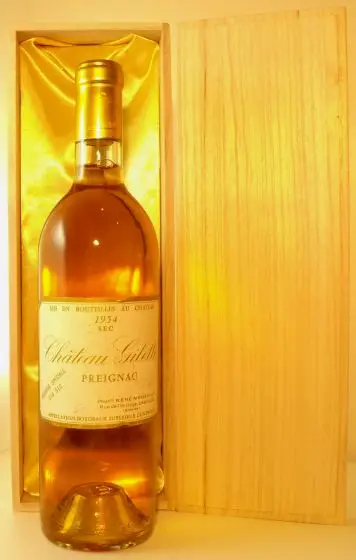 １９５４年　シャトー・ジレ（甘口貴腐ワイン）