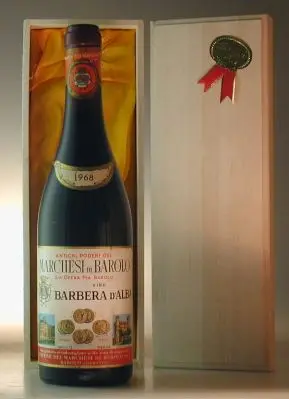 １９６８ マルケージ・デ・バローロ バルベーラ・ダルバ Opera Pia Marchesi di Barolo Barbera Dalba