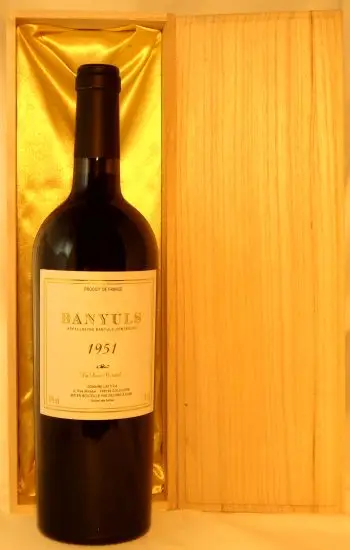 １９５１年　バニュラス　(甘口ワイン）