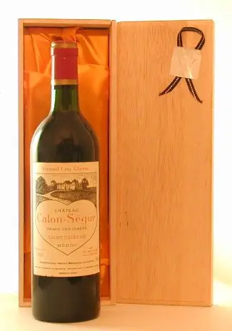 １９８６年 シャトー・カロン・セギュール（愛を伝えるハートのラベルのワイン） 赤ワイン