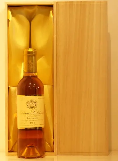 １９８２年　シャトー・スデュイロー（甘口貴腐ワインハーフ）