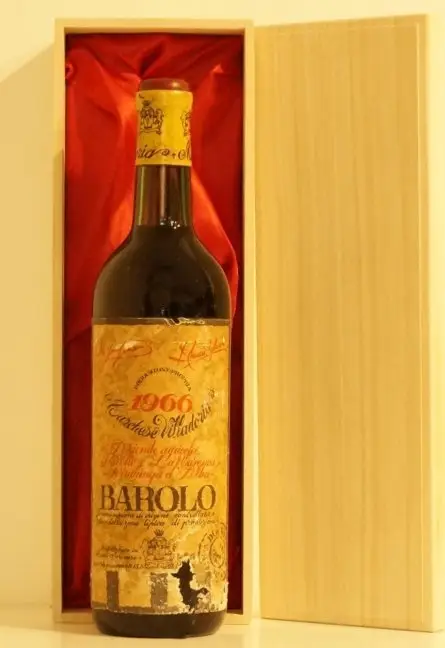 還暦年！ １９６６年 Barolo Villadoria 赤ワイン