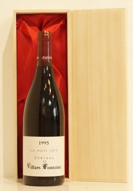 １９９５年　Chateau de Villars Fontaine Bourgogne Hautes-Cotes de Nuits Le Haut du Villages Rouge