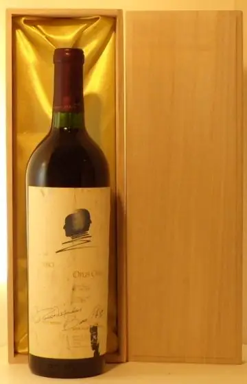 １９８０年 オーパス・ワン （ラベルの状態をお確かめください１） 赤ワイン